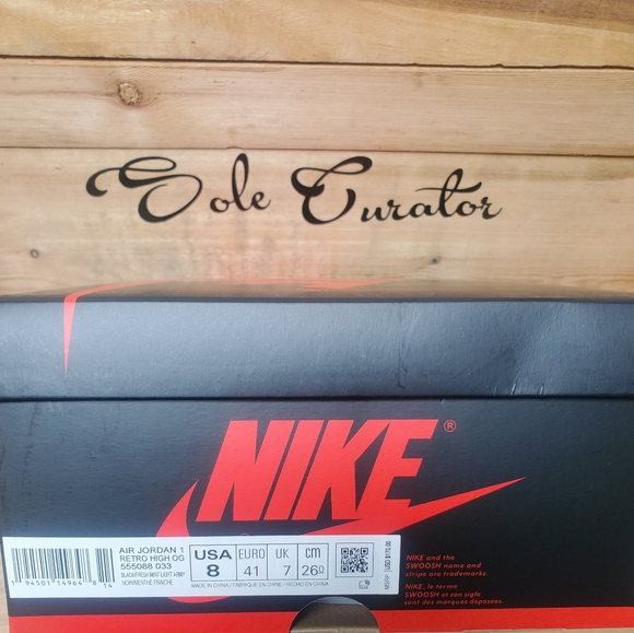 Men's Air Jordan 1 Retro High OG 8M/9.5W - Picture 5 of 7